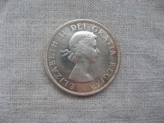 Канада 1 доллар 1962 год Елизавета II  от 1 рубля без МЦ