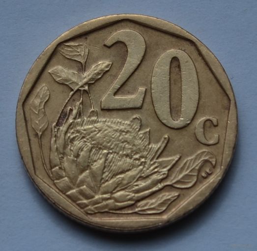 ЮАР, 20 центов 2008 г.