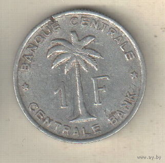Руанда-Урунди 1 франк 1959