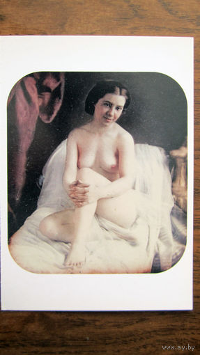 Открытка "Старое эротическое фото". Издание Германии 1994. 11,4 х 16,1