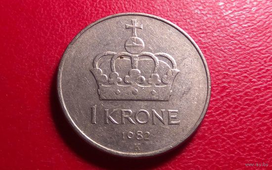 1 крона 1982. Норвегия.
