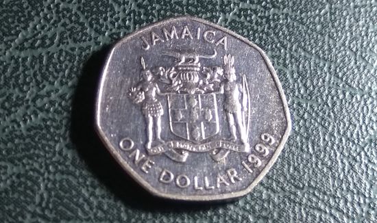 1 доллар 1999. Ямайка.