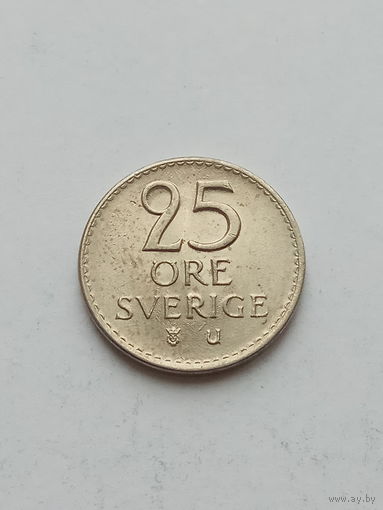 Швеция 25 эре 1969