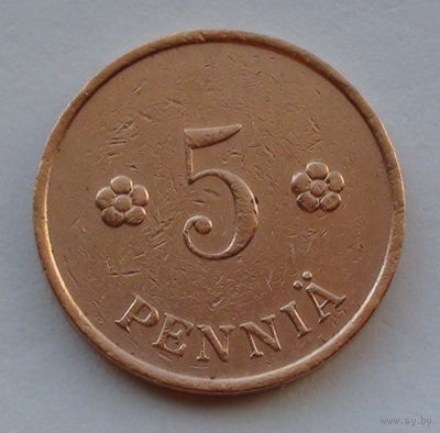 Финляндия 5 пенни. 1935