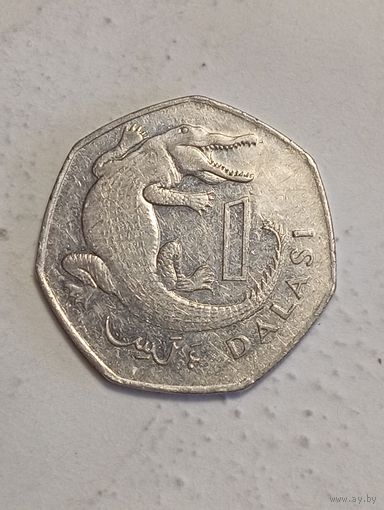 Гамбия 1 доллар 2014 года .