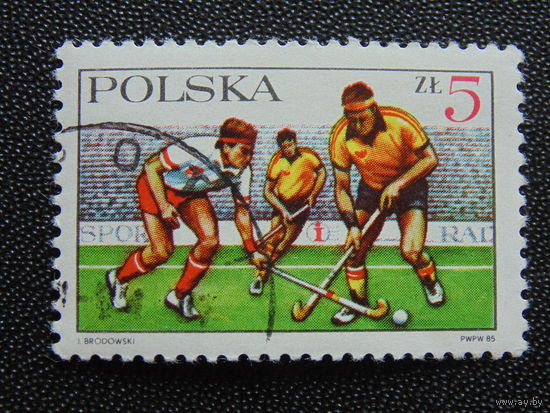 Польша 1985 г. Спорт.