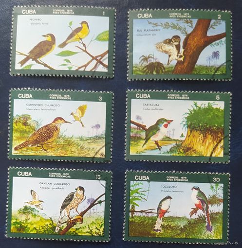 Куба 1976 птицы