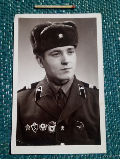 Фотография. Младший сержант танковых войск СССР. Киев. 1972 год.