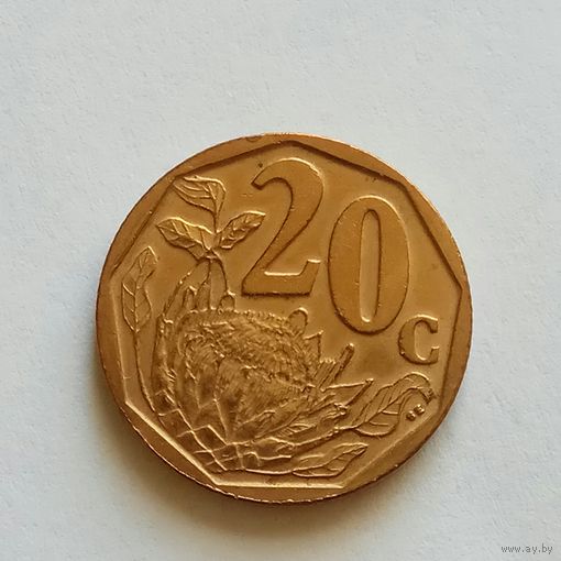 ЮАР (Южная Африка) 20 центов 2008 iSewula Afrika (1)
