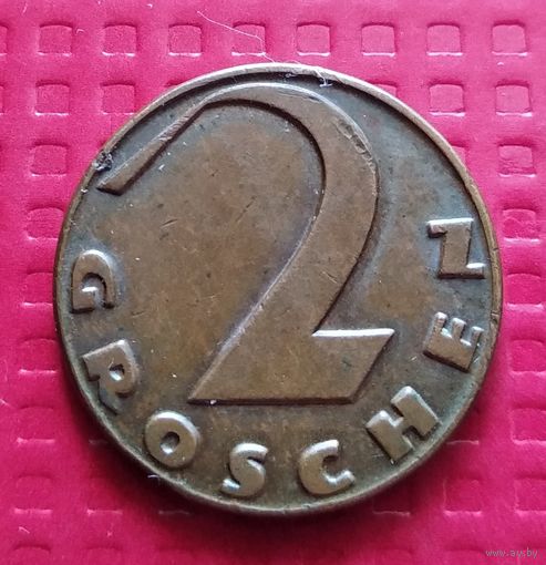 Австрия 2 грошена 1929 г. #41301