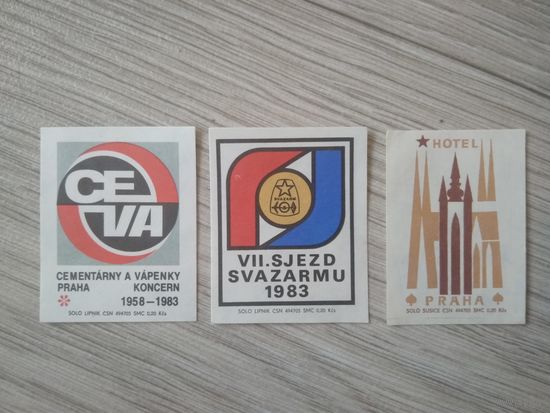 Спичечные этикетки Чехословакия