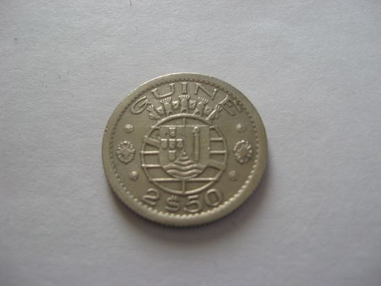 Гвинея (Португальская) 2,5 эскудо 1952г