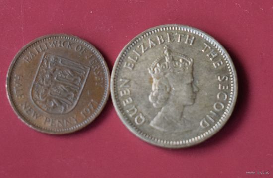 Джерси. 2 монеты