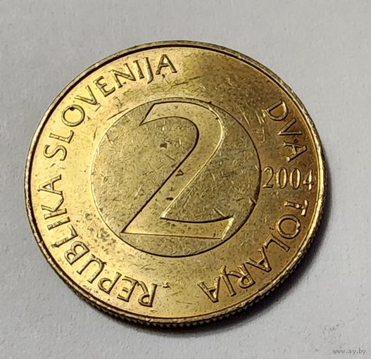 Словения 2 толара, 2004