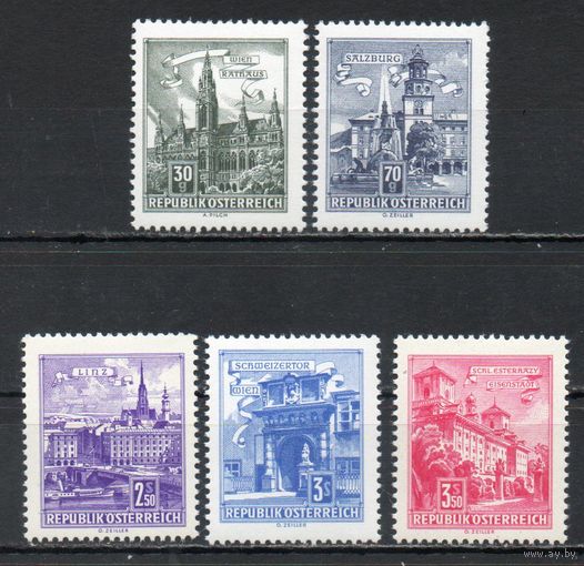 Архитектура Австрия 1962 год 5 марок