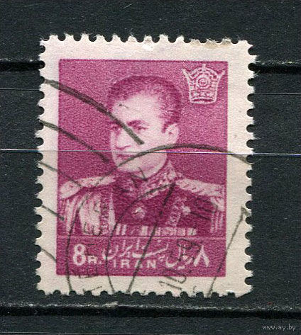 Иран - 1958/1960 - Мохаммад Реза Пехлеви 8R - [Mi.1046] - 1 марка. Гашеная.  (LOT AQ43)