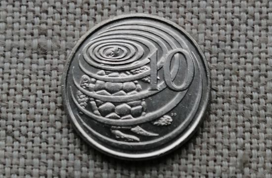 Каймановы острова 10 центов 2005/черепаха