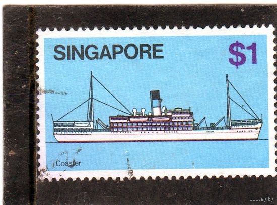 Сингапур.  Mi:SG 351. Кедах (каботажное судно). 1980.