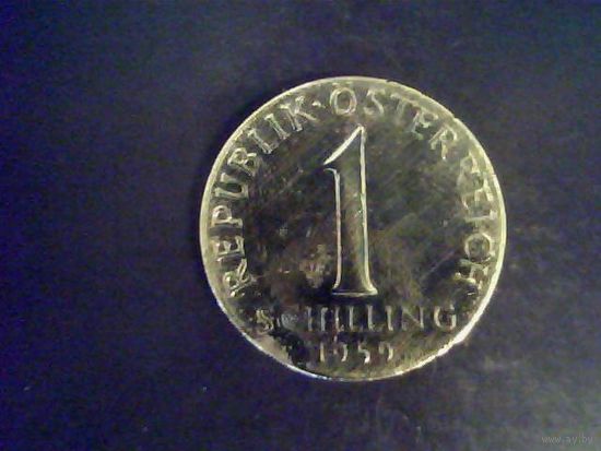 Монеты.Европа.Австрия 1 Шиллинг 1959.