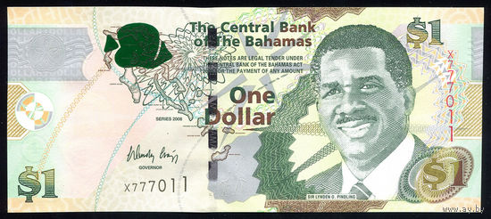 BAHAMAS/Багамы_1 Dollar_2008_Pick#71_UNC