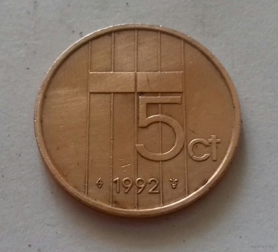 5 центов, Нидерланды 1992 г.