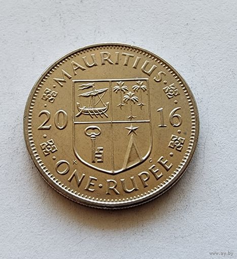 Маврикий 1 рупия, 2016