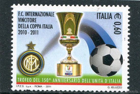 Италия. Победитель в кубке Италии по футболу. Интер 2010