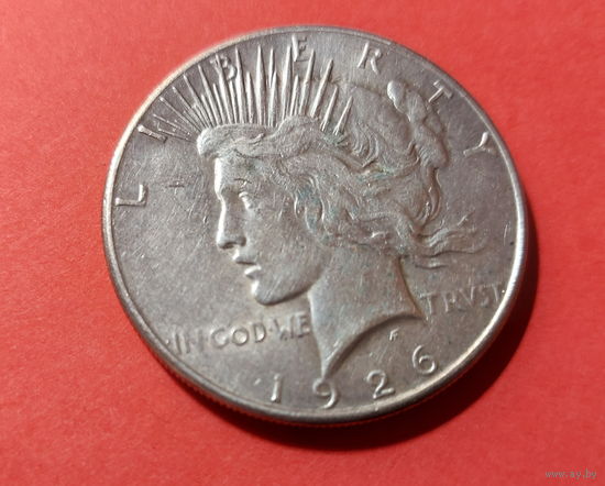 1 доллар 1926 год. США .Peace Dollar