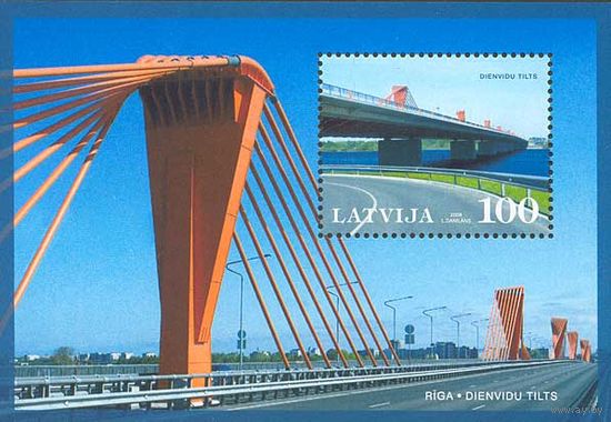 Латвия\61\ - 2002-2009 Мосты -8шт блоков MNH
