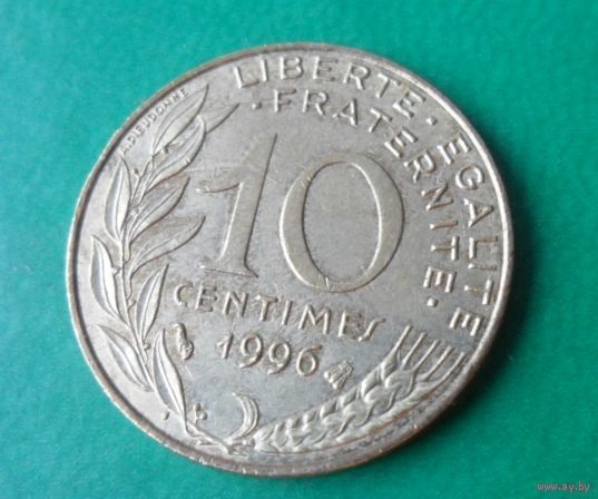 10 сантим Франция 1996 г.в.
