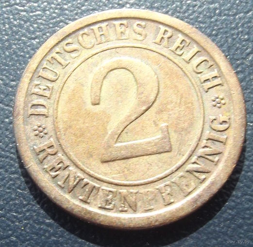 Германия. 2 пфеннига 1924