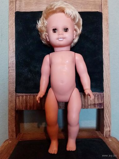 Кукла ГДР см 38 см кареглазая Плутти ?