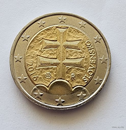 2 евро Словакия 2016