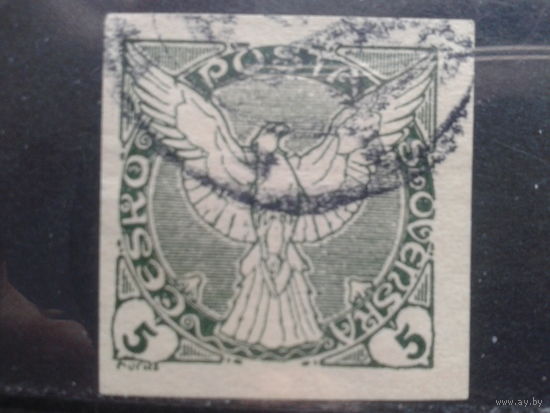 Чехословакия 1920 Газетная марка