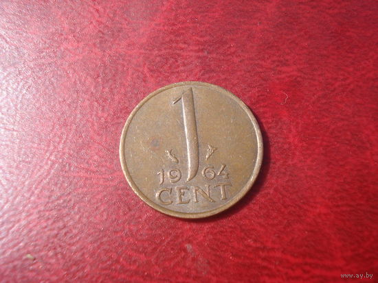 1 цент 1964 год Нидерланды
