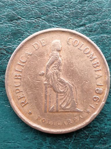 Колумбия 5 песо 1981 года