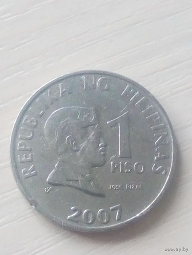 Филиппины 1песо 2007г.