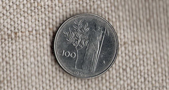 Италия 100 лир 1990 /маленькая/(JJ)
