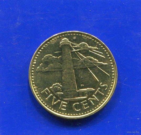 Барбадос 5 центов 1997 UNC