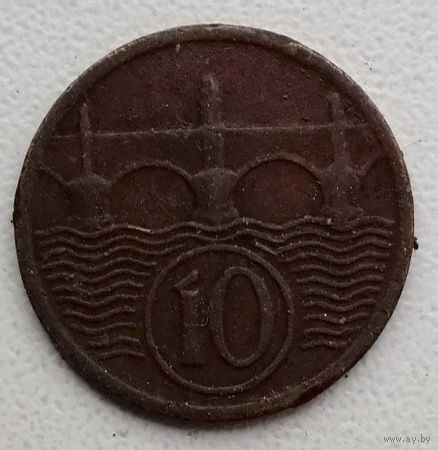 Чехословакия 10 геллер 1926
