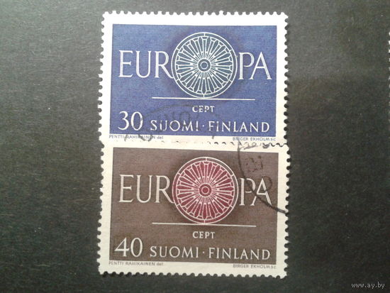 Финляндия 1960 Европа полная серия