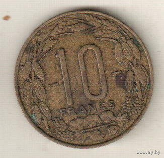 Французская Экваториальная Африка Камерун 10 франк 1958
