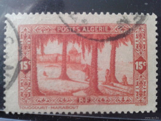 Алжир колония Франции 1936 Стандарт, деревья 15с
