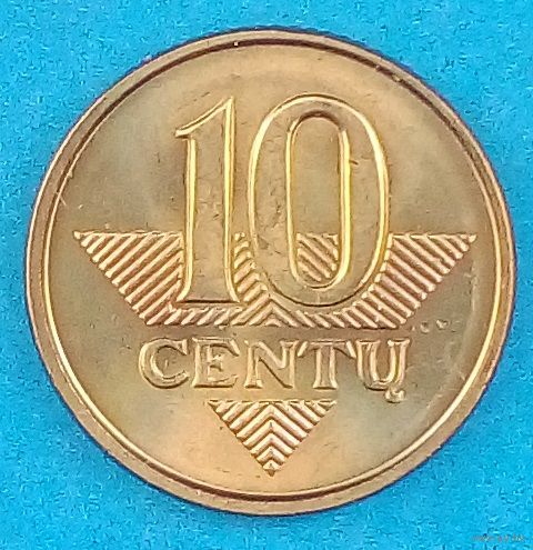 10 центов 2009 Литва-штемпельный блеск