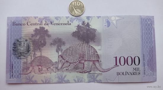 Werty71 Венесуэла 1000 боливаров 2017 UNC банкнота
