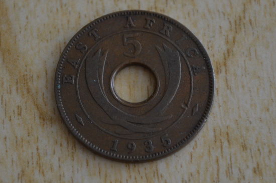 Восточная Африка 5 центов 1935 Нечастая!