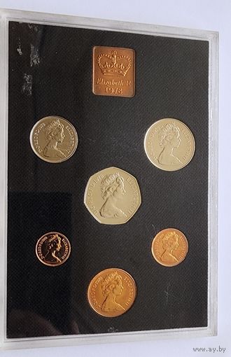 Годовой набор монет Великобритании 1978 года