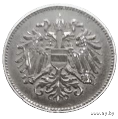 Королевства и Земли, представленные в Имперском Совете, а также Земли Венгерской Короны Святого Стефана. 20 геллеров 1916