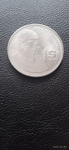 Мексика 1 песо 1986 г.