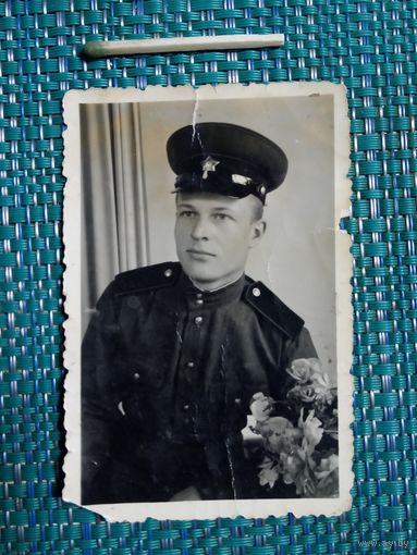 Фотография. Солдат ВС СССР во время службы в Германии.